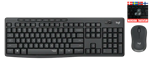 Logitech SILENT wireless tastatur+mus MK295