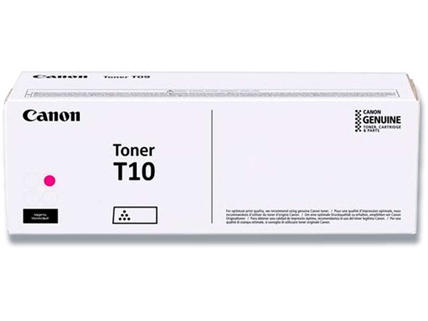 Magenta lasertoner - Canon T10 - 10.000 sider.