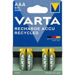 VARTA - Recharge Accu Recycled - 21% GENBRUG - AAA batteri - 4 stk.