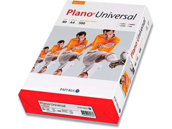 Kopipapir Plano Universal, A4 - <br>80gr. - 500 ark