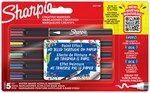 Sharpie Creative Acrylic Marker Assorted Colours Brush tip 5 stk