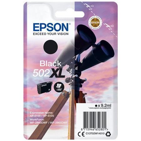 Sort blækpatron - Epson 502XL - 9,2 ml
