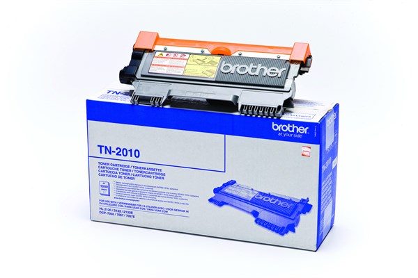 Sort lasertoner TN-2010 - Brother - 1.000 sider.