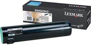Sort lasertoner - Lexmark X945 - 36.000 sider