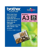 <b>Mat</B> BP60MA3 Inkjetpapir A3 - Brother - <br>145gr. - 25 ark