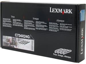 Photoconductor unit 4-pack - Lexmark C734 - 