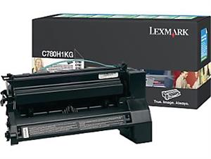 Sort lasertoner - Lexmark E780 - 10.000 sider