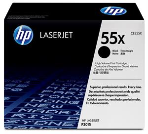 Sort lasertoner - HP nr.255 X - 12.500 sider
