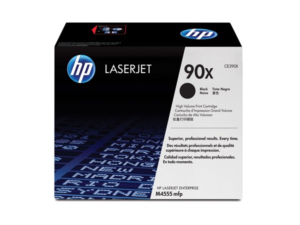Sort lasertoner - HP 90X - 24.000 sider