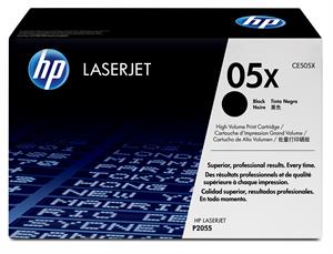 Sort lasertoner - HP CE505X - 6.500 sider