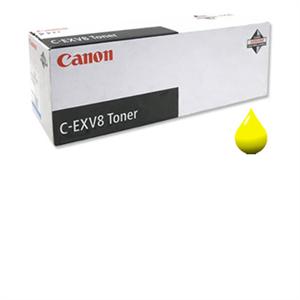 Gul lasertoner C-EXV8 - Canon - 25.000 sider.