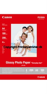 Glossy fotopapir A4 - 200gr til Canon
