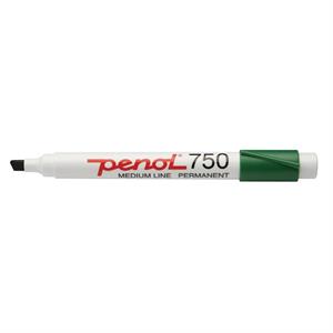 Penol 750 Grøn MARKER Permanent - I kasser á 10 styk.