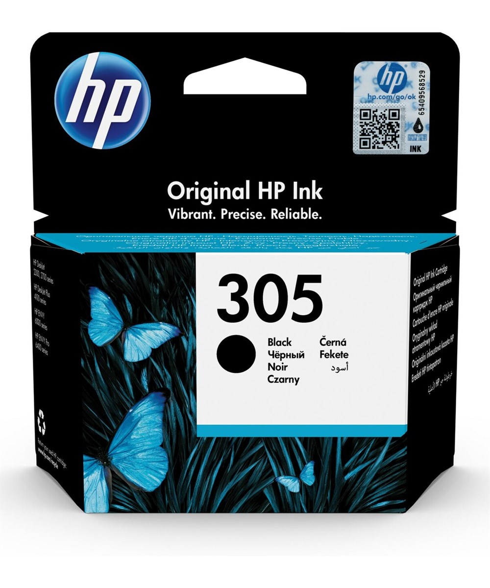 Køb sort 305 blækpatron HP af HP - 3YM61AE