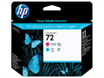 Magenta & cyan printhoved nr.72 til HP