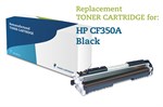 CF350A Sort genfyldt lasertoner - HP nr.130A