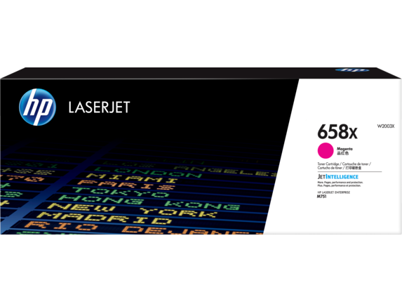 Magenta lasertoner - HP nr.658X - 28.000 sider