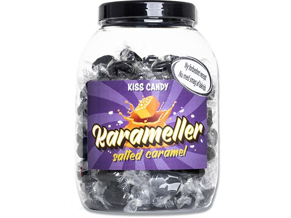 Karameller - Saltede - 1200g - Kiss Candy