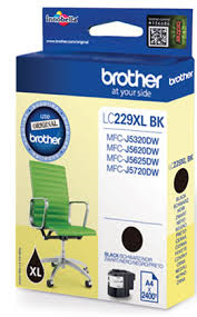 Sort blækpatron - Brother LC229XLBK - 48,2ml