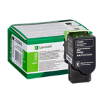 Sort lasertoner - Lexmark C2320K0 - 1.000 sider