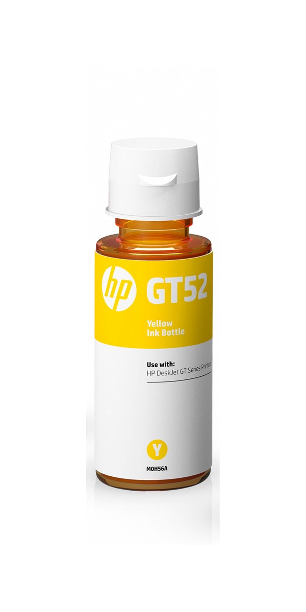 Gul blæk - GT52 til HP M0H56AE - 70 ml.