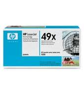 Sort lasertoner - HP nr.49 X - 6.000 sider