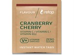 Smagstablet - Til vand - Cranberry Cherry - 0.4g - 100 stk - Retap