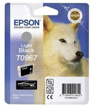 Light sort blækpatron T0967 - Epson - 11,4ml.