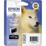 Light light sort blækpatron T0969 til Epson