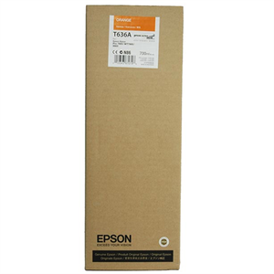 Orange blækpatron - Epson T636A - 700ml.