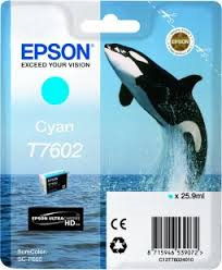 Cyan blækpatron 7602 - Epson - 