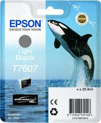 Light sort blækpatron 7607 - Epson - 