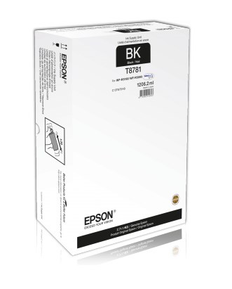 Sort blækpatron - Epson T8781 - 1206,2 ml