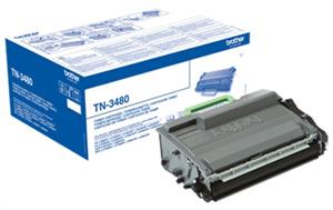 Sort lasertoner TN-3480 - Brother - 8.000 sider