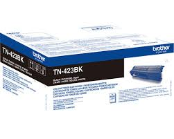 Sort lasertoner TN423BK - Brother - 6.500 sider.