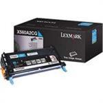 Cyan lasertoner 950X2CG til Lexmark 